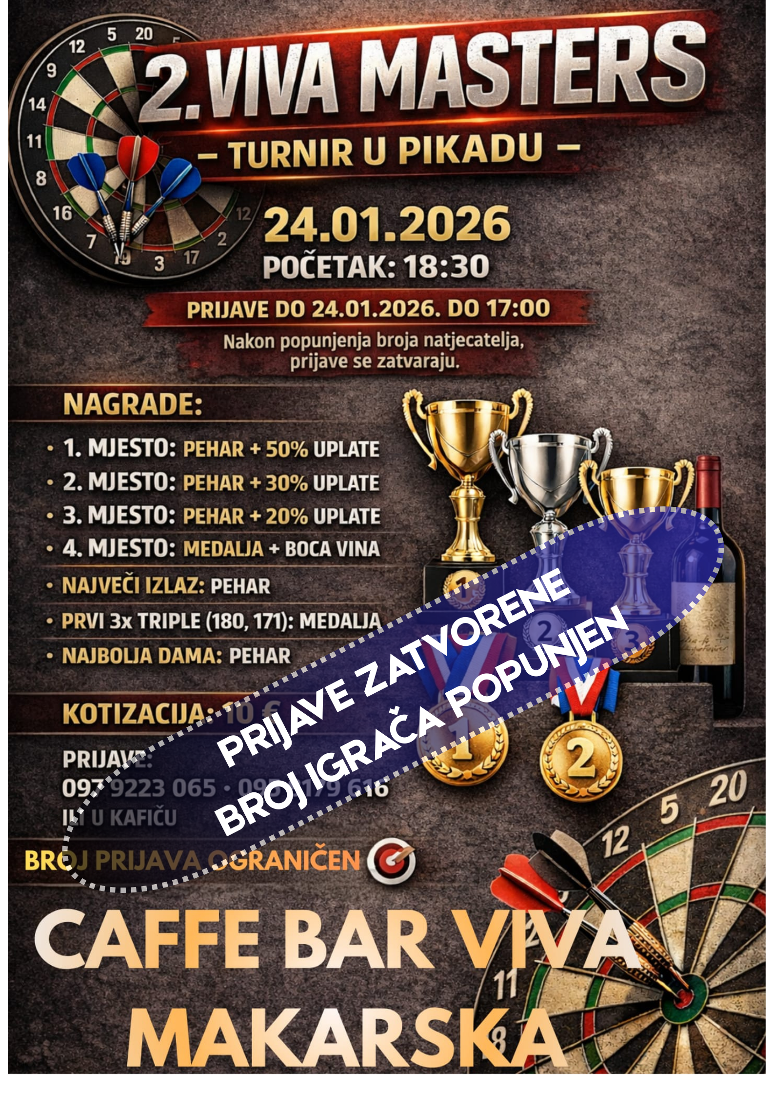 VIVA MASTERS 2 – Turnir u pikadu